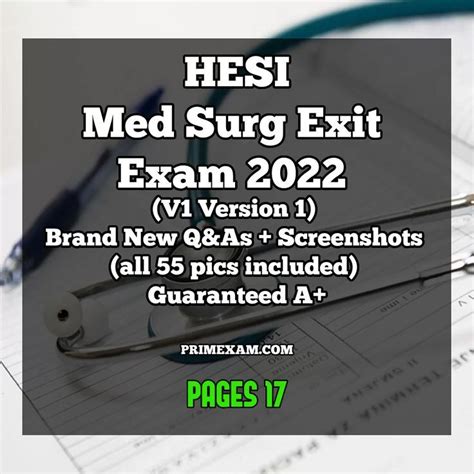 <strong>HESI MED SURG</strong> / <strong>MED SURG</strong> 55 QUESTIONS RN V1 2021. . Hesi med surg exit exam